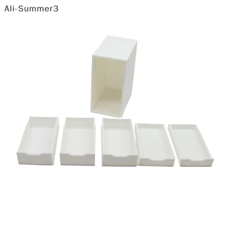 Dollhouse Mini Furniture Drawer Style Five Drawer Cabinet Bedside Table Cabinet Shelf Cupboard Model Dollhouse Furniture Toys