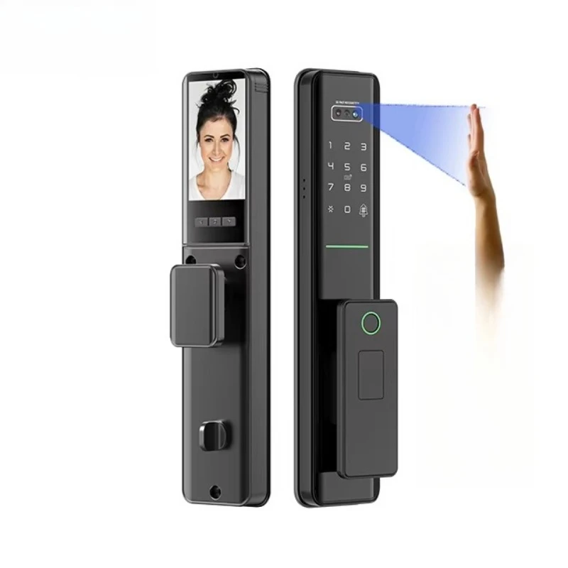 Door lock Digital fingerprint Electronic aluminum alloy Intelligent automatic graffiti Wifi Palm vein door lock