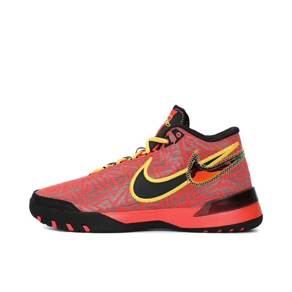 Nike LeBron NXXT Comfortable, Durable, Anti-Slip and Wear-resistant Mid-Calf Basketball Shoes for Men - Red HF0711-600