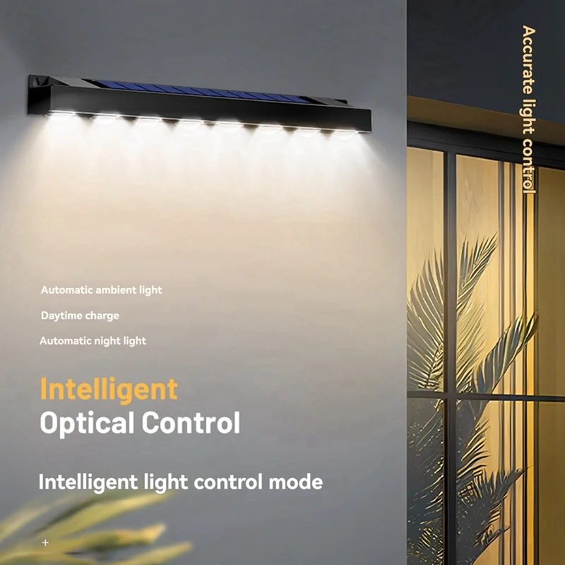 Solar Real Outdoor Patio Light Sign Pillar Light Outdoor Led Lightsign Light Outdoor Sign 4-Light