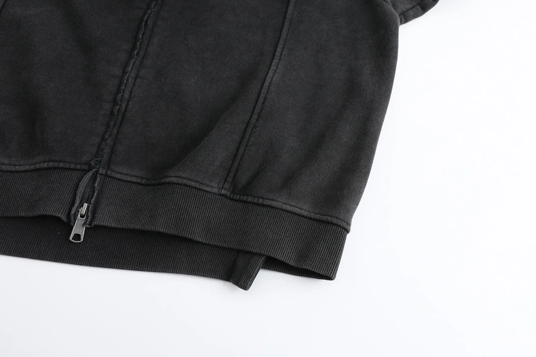 Mart Washed Old Deconstructed Zip Sweater Jacket 25FW