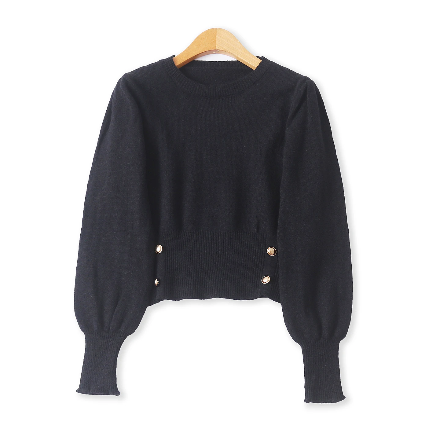 

Универсальный длинный свитер-пуловер с круглым вырезом Ne для поездок на работу, осенний новый женский простой утягивающий трикотаж 32843