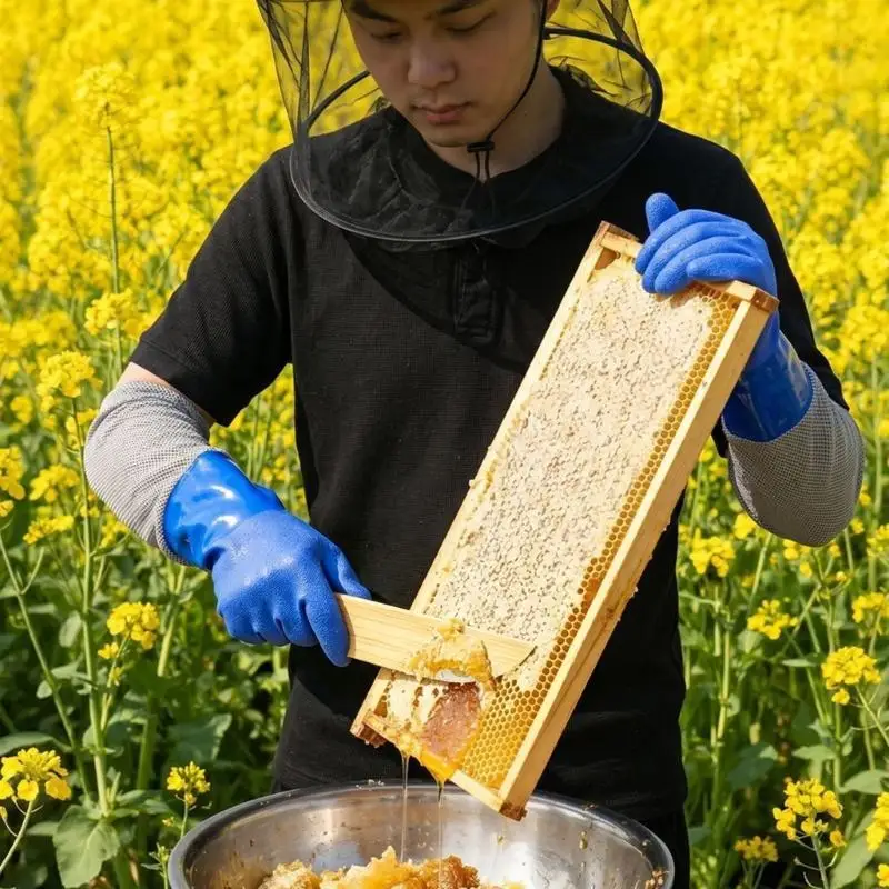 Long Sleeve Gloves for Beekeeping, Garden Pruning and Yard Work 