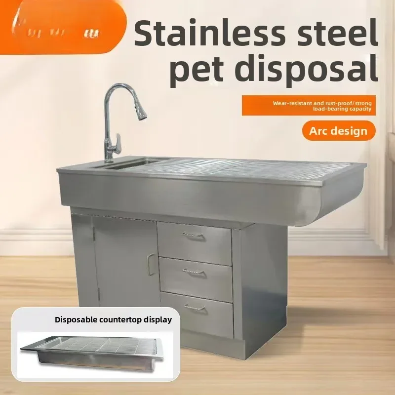 Diagnosis and treatment animal cat and dog lifting examination table Sterilization constant temperature pet dissection table