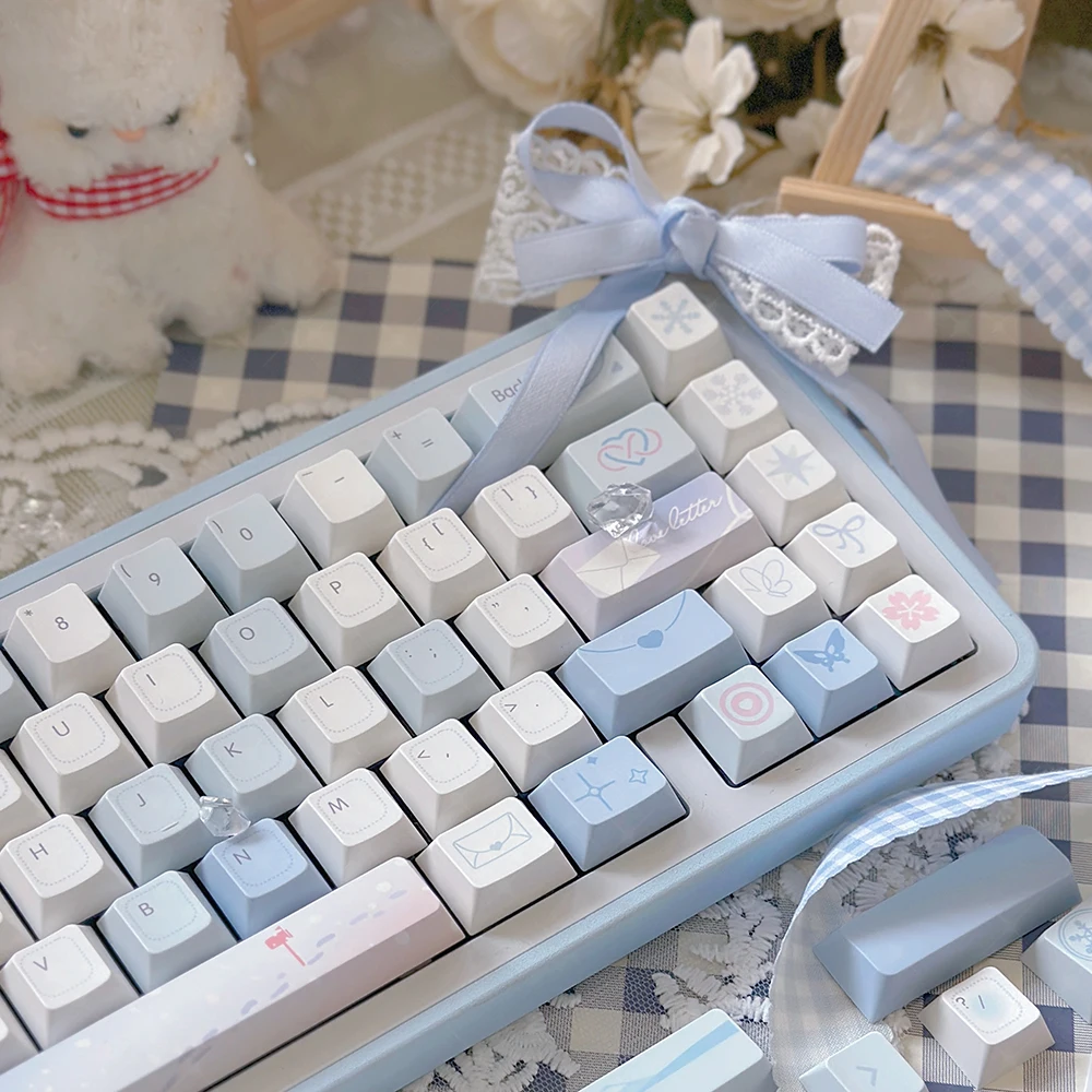 95 Keys Cherry Profile PBT Keycaps Love Letter Theme Key Caps for Gaming Mechanical Keyboard 61/64/68/75Keys AULA F75 Key Caps ﻿