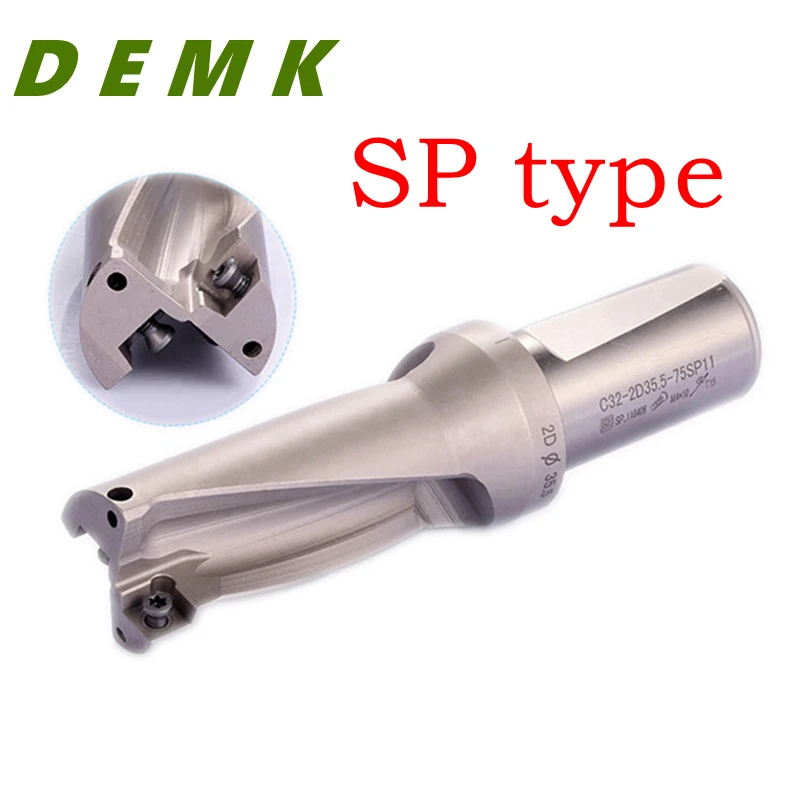 Série sp inserção u broca 10mm-50mm 2d 3d 4d 5d profundidade broca rápida para cada marca spmg inserção máquinas torno cnc broca conjunto