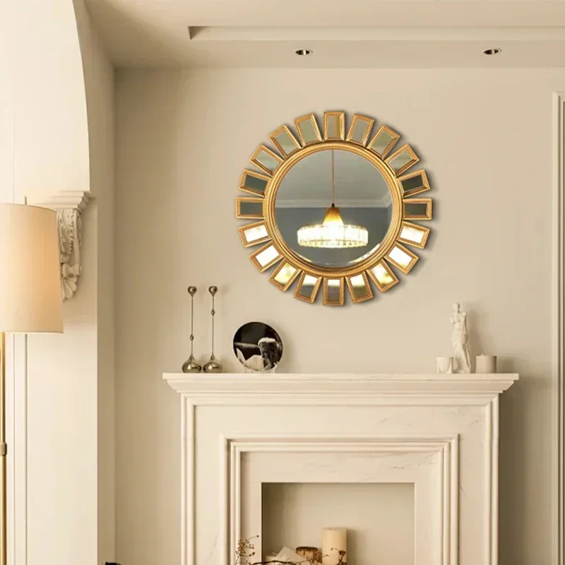 

superior quality Perched in the Nordic light luxury style makeup mirror, living room, entrance decoration, wall-mounted mirr