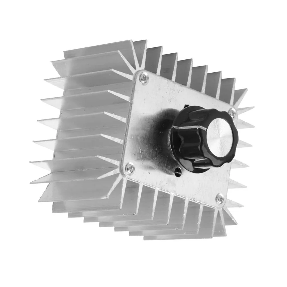 Regulador de tensão scr ac 220v 5000w, escurecimento ajustável, controlador de velocidade do motor, regulação de velocidade, dimmer, lâmpadas termostato
