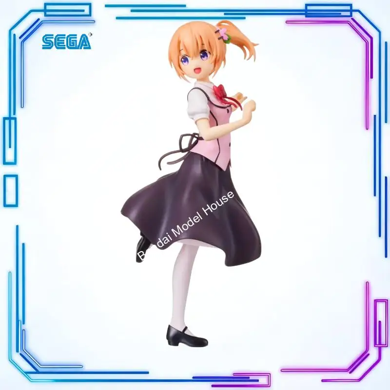 В наличии Оригинальная игра SEGA Gochuumon Wa Usagi Desu Ka? Фигурка Bloom Hoto Kokoa PM Rabbit House Natsu Seifuku Ver. Модель для декора