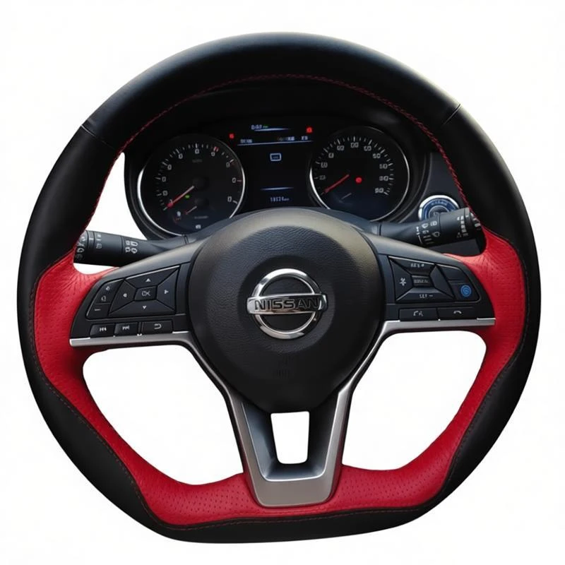 

Leather Car Steering Wheel Cover Braid for Nissan Sylphy‌ Qashqai 2020-2025 Kicks X-trail juke 2017-2021 Teana Altima 2022 LEAF