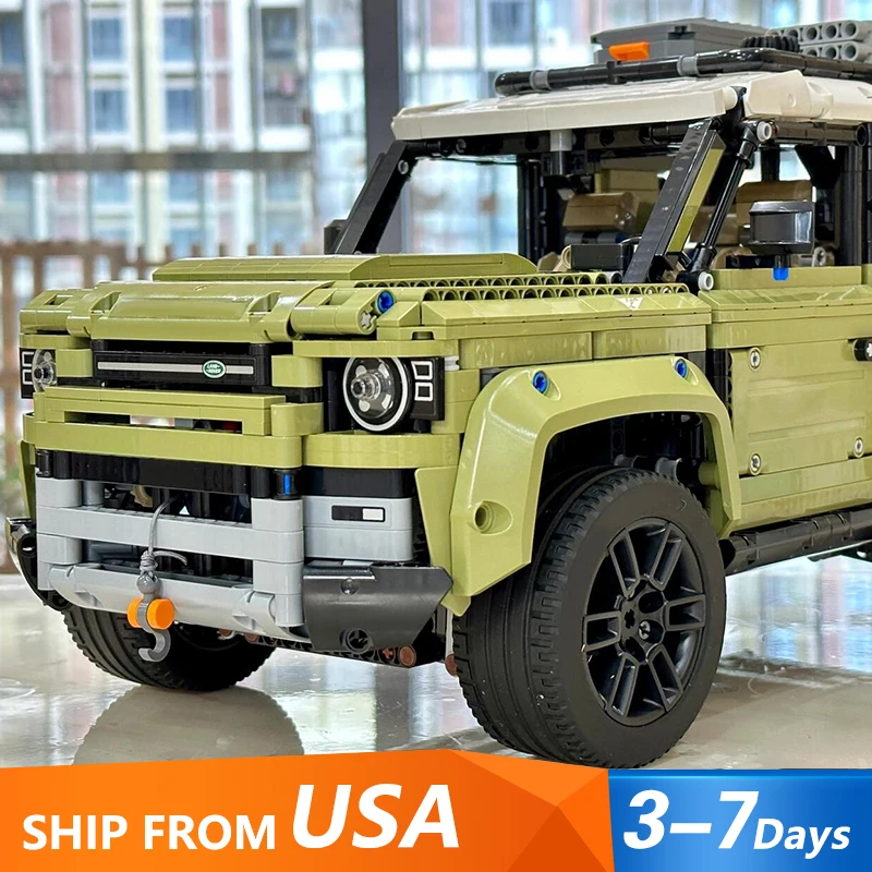 Land Rover Defender Off-Road Sports Model Car Set, Race Cars, Building Blocks Kits para amantes do carro e fãs do muscle car, 2573 pcs