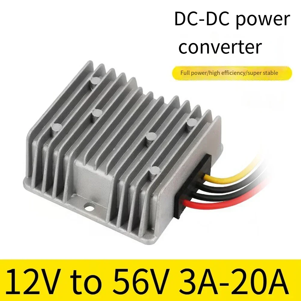 

12V To 56V Power Converter CV/CC Step Up Power Adapter For Starlink Gen 3 Router Aluminum Alloy 168W 12V-24V Power Supply DC