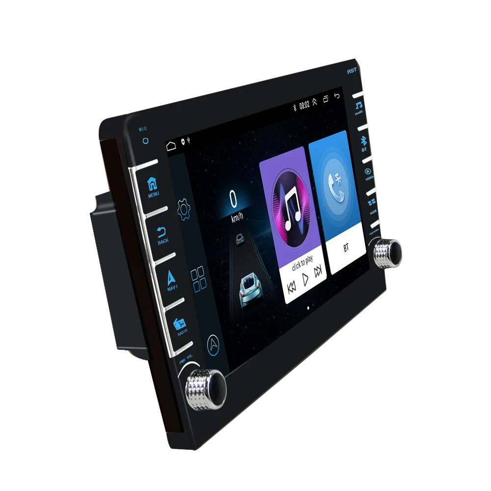 

STLF9 10Inch Universal Car Dvd Player Android14Knobs Wireless Carplay Auto8CoreStereo for Toyotas HyundaisSuzukis Fords Audis VW