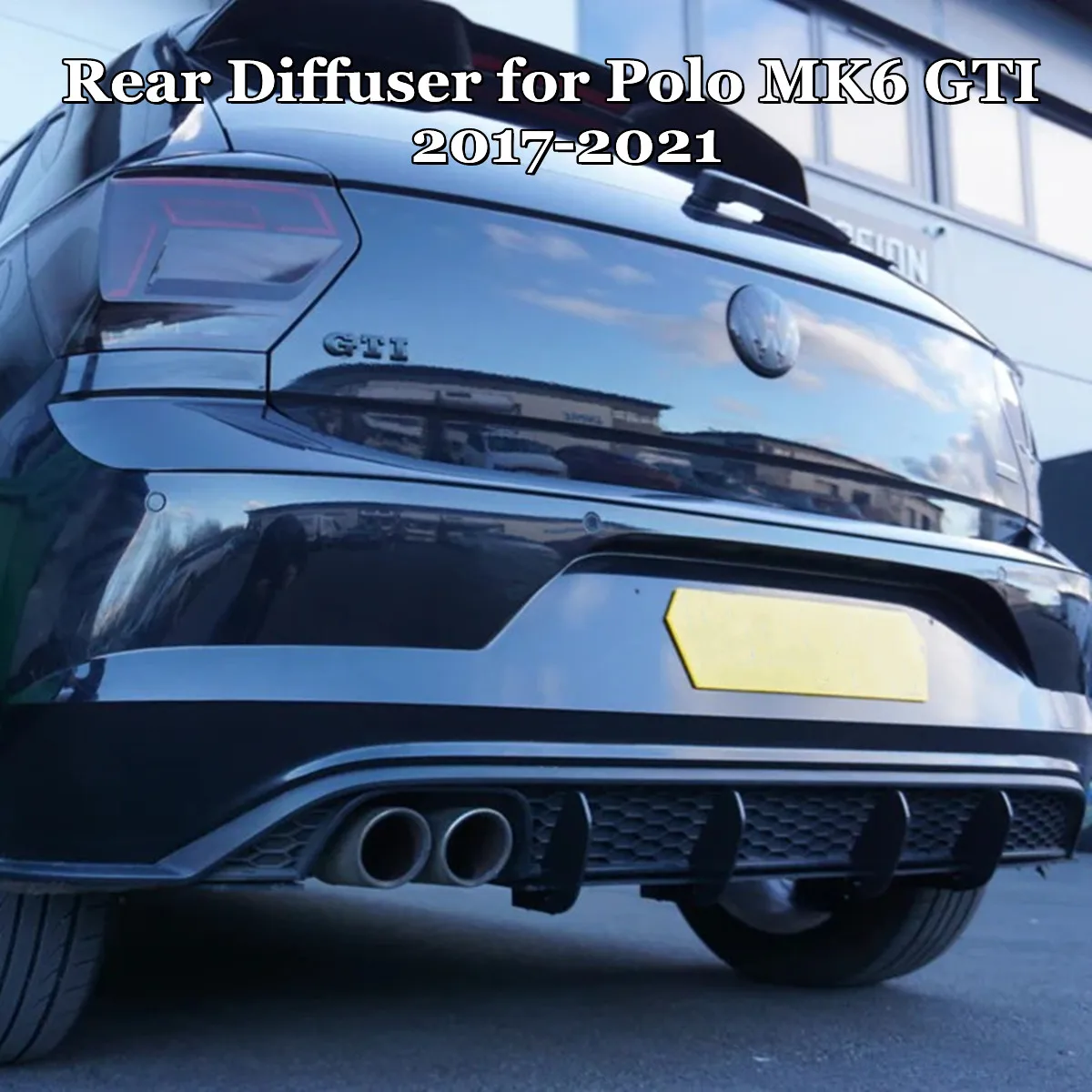 4 Fins Rear Bumper … - image