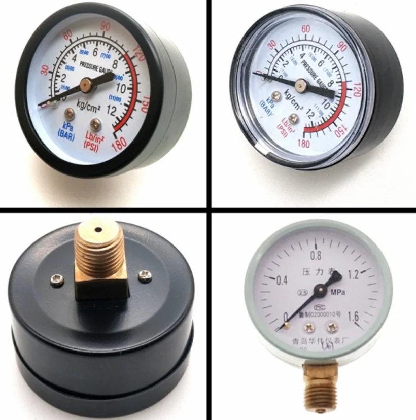 

Air Compressor Pneumatic Hydraulic Fluid Pressure Gauge