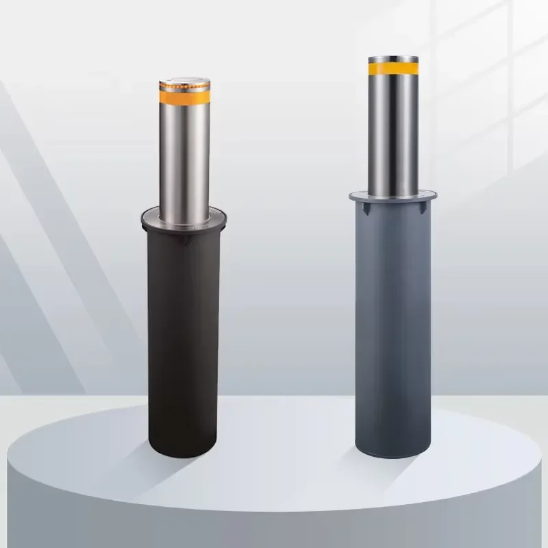 Fully Automatic Hydraulic Stainless Steel Bollards Electric Retractable Water Fillable Light Ground Stakes Parking Lot