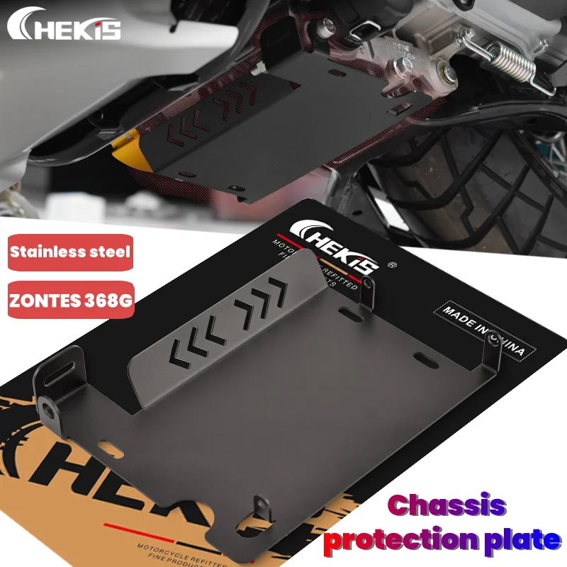 CHEKIS is suitable for ZONTES 368G 368E/368K modification accessories engine chassis protection plate engine bottom protection cover stainless steel guard anti-collision