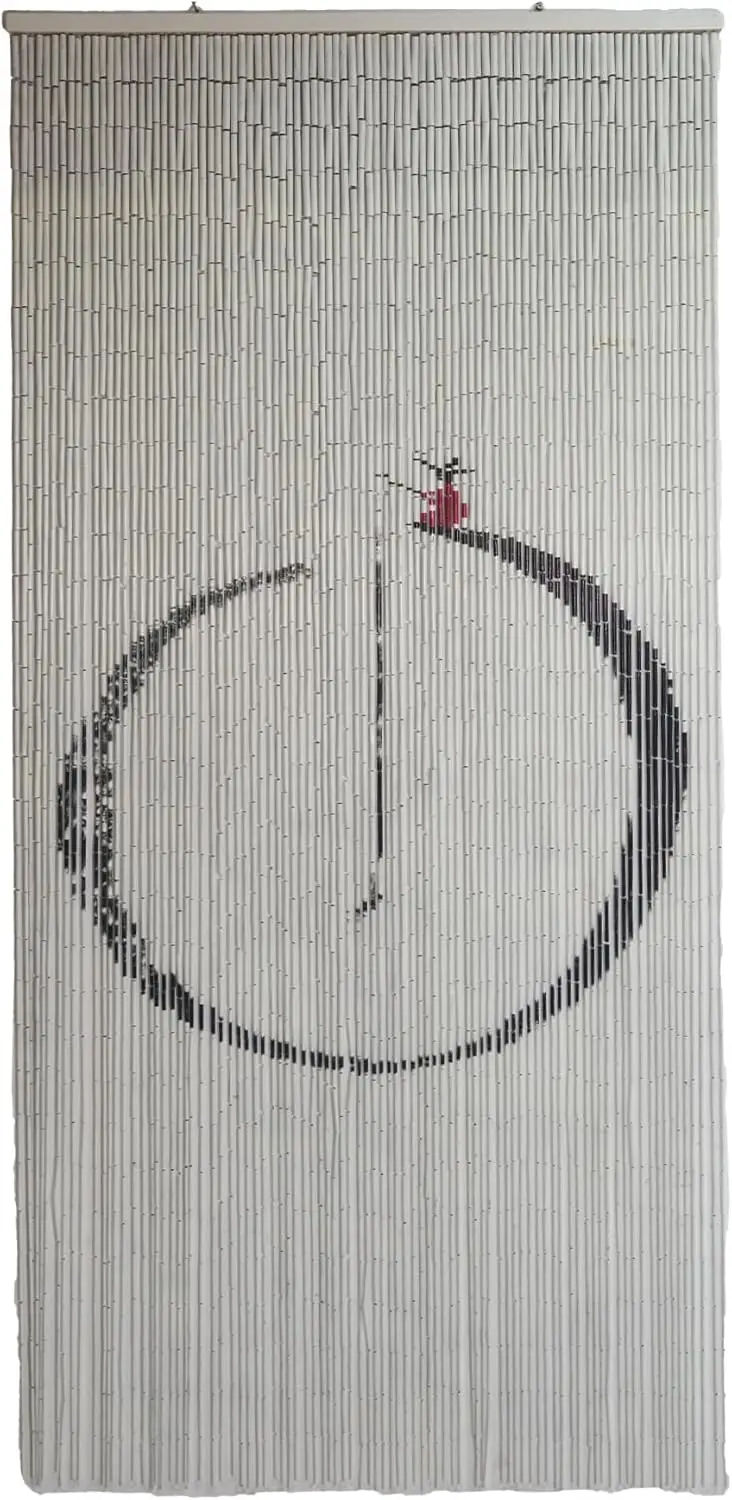 

Декоративные занавески Vietbud Décor Fishing Art из бамбуковых бусин для дверных проемов, декоративная перегородка для комнаты, натуральное вьетнамское ремесло, для интерьера