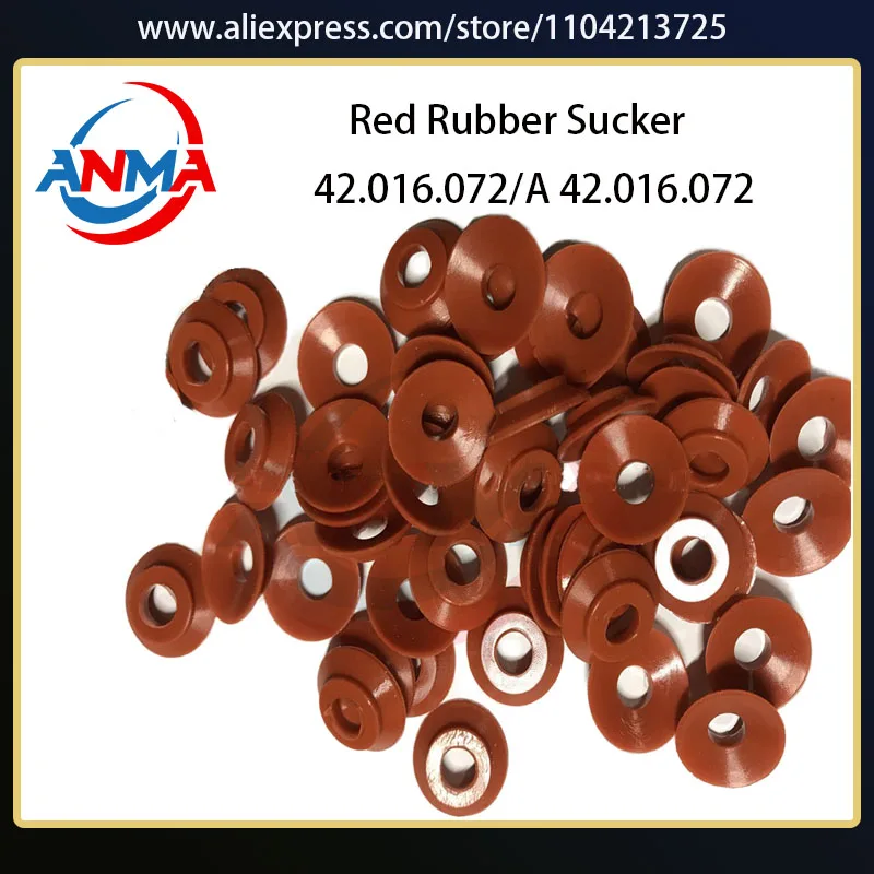 New 200 Pieces Rubber Sucker Nozzle 42.016.072/A For Heidelberg GTO Offset Printing Machine Suction Cup 42.016.072 Spare Parts