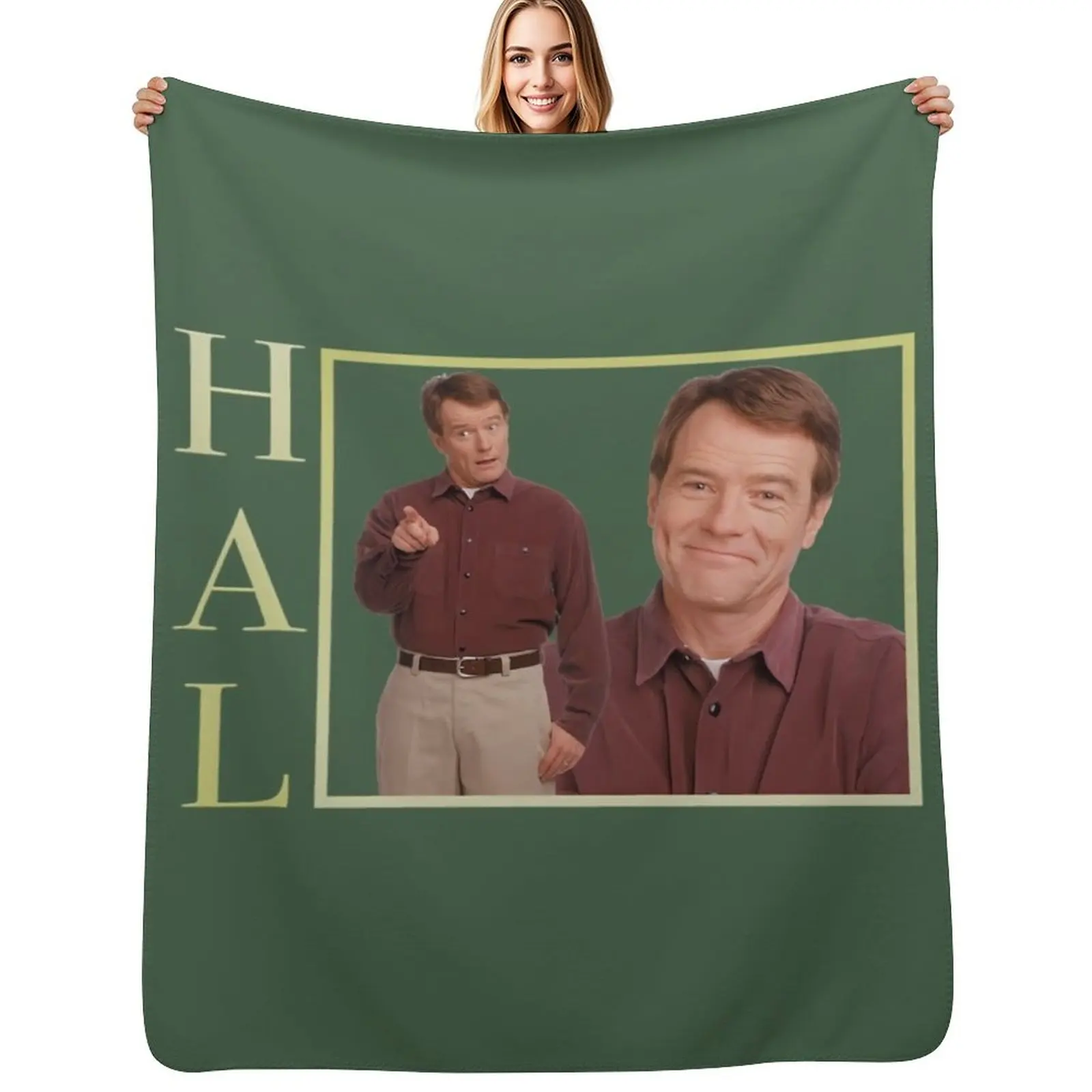 

Hal - Malcolm in the Middle Throw Blanket Flannels Decorative Throw Blankets