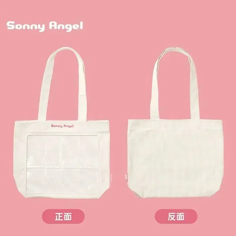 Sonny Angel 2024 New Canvas Transparent Display Multi Quantity Doll Decoration Storage Bag File Bag Notebook Storage Bag Gift