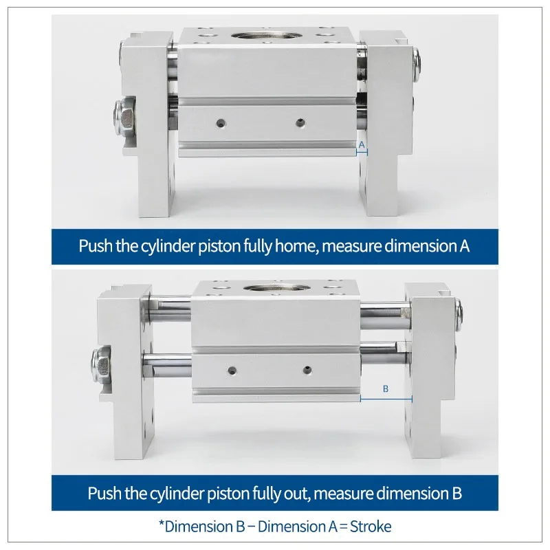 HFT10X20S HFT10X30S HFT10X40S HFT10X60S X80S X100S HFT16 HFT20 HFT25 HFT32 Wide‑type Gripper Cylinder HFT Series