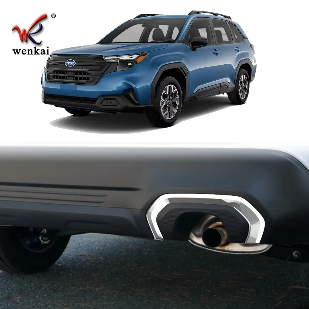 

Car Rear Fog Lamp Frame Fog Light Eyebrow Trim Sticker For Subaru Forester 2025 Car Exterior Accessories
