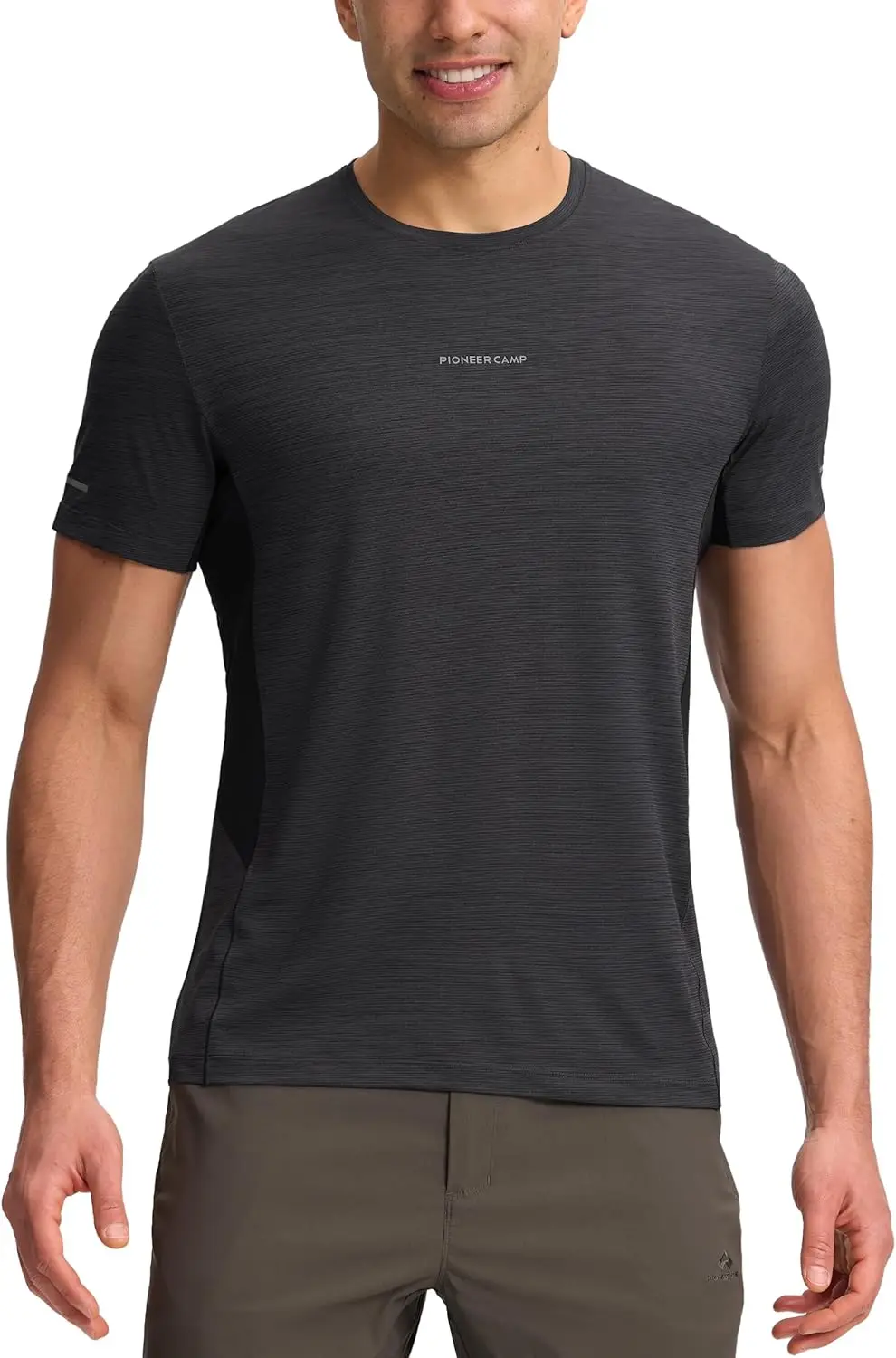Pioneer Camp Men's Athletic Workout T-Shirts Quick Dry Shirt Moisture Wicking Lightweight Running Tee