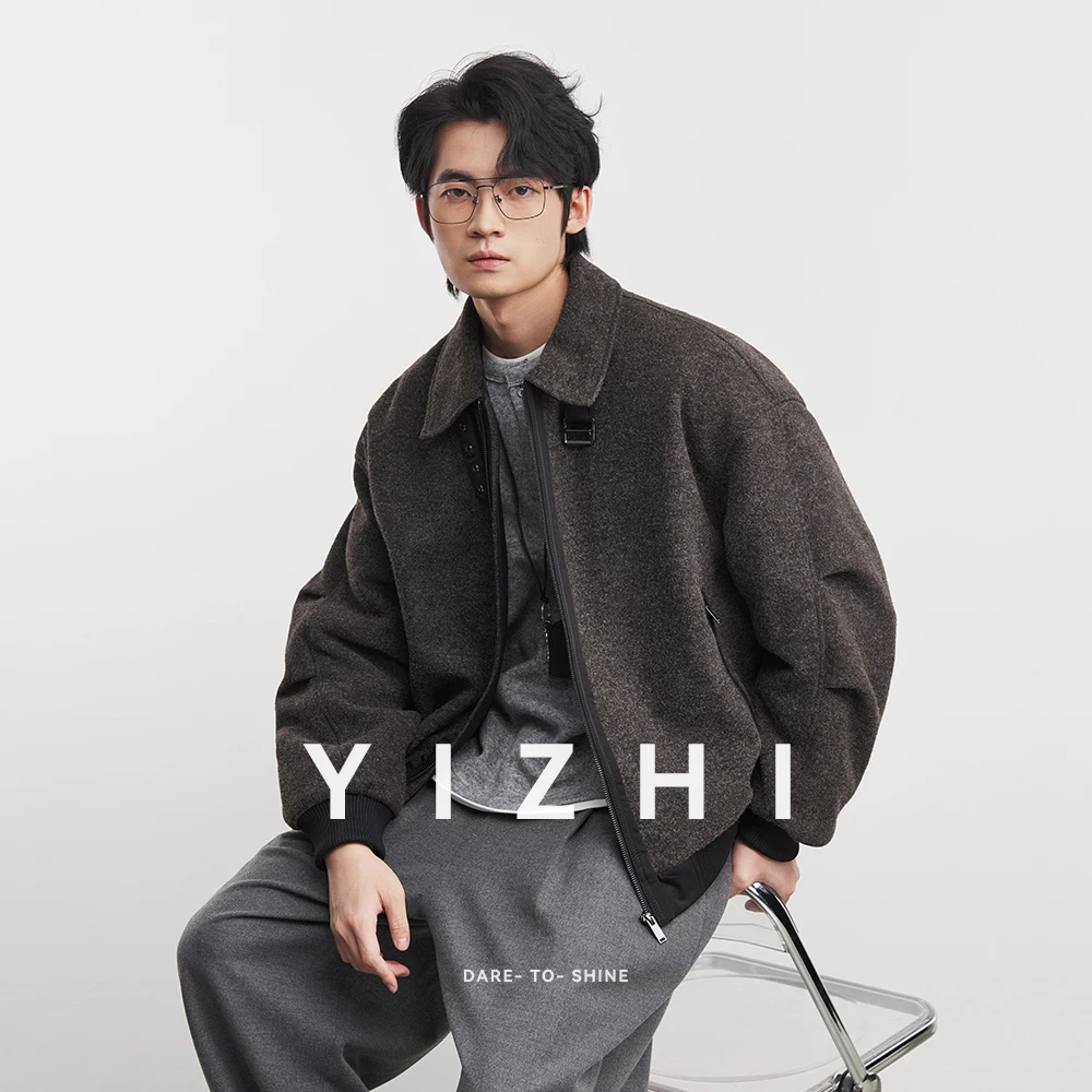 

Модный мужской 90% белый утиный пуховик с воротником-пухом, новинка зимы 2025 года, утолщенная теплая верхняя одежда в американском стиле ретро, куртка, топ