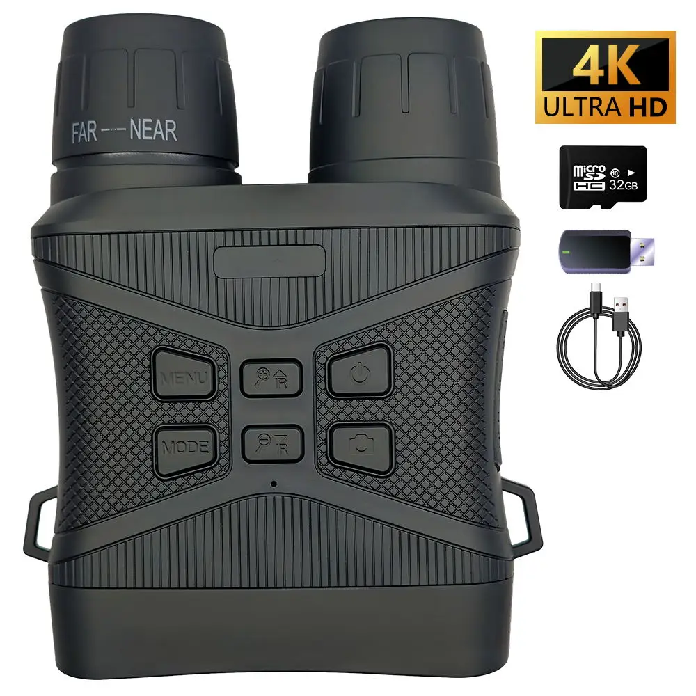 Hunting Night Vision Scope Z3 Binoculars 4K 36MP High Resolution Long Battery Life Observing Wild Life at Night