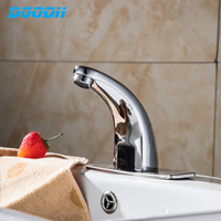 Single cold Automatic Hands Touch Free Sensor Faucet Bathroom Sink Tap Bathroom Faucet Water Mixer Crane Torneira Banheiro