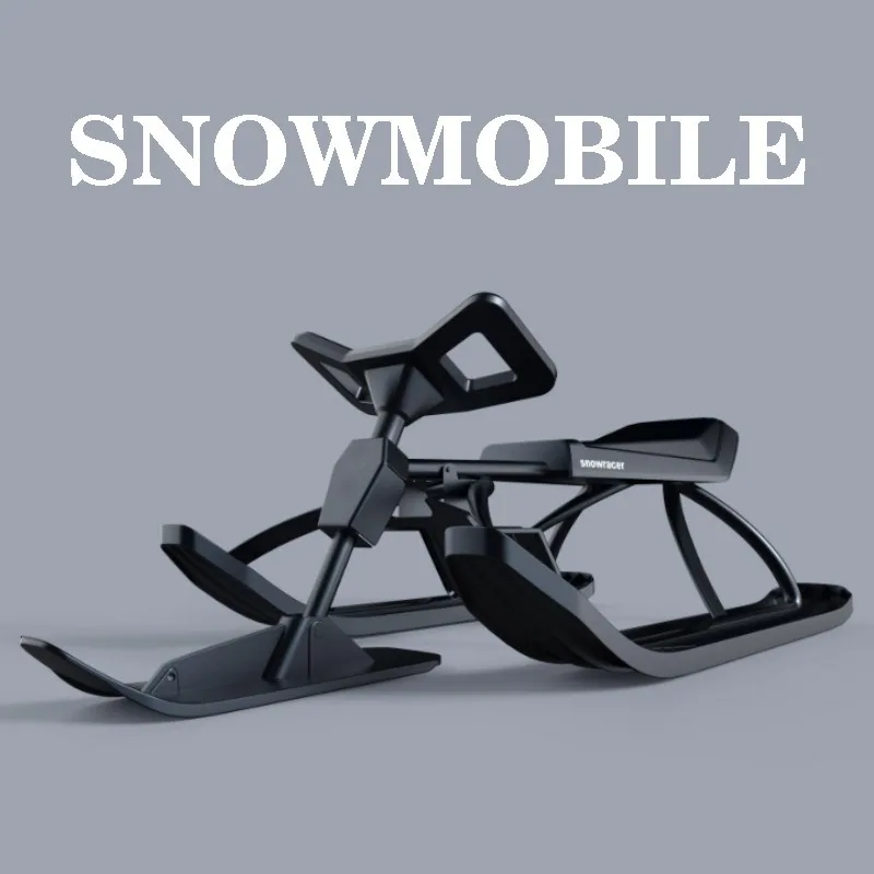 

Snowmobile Sled Freestyle Skis Safe Durable and Professional Suitable for Children and Adults Maximum Load 80kg