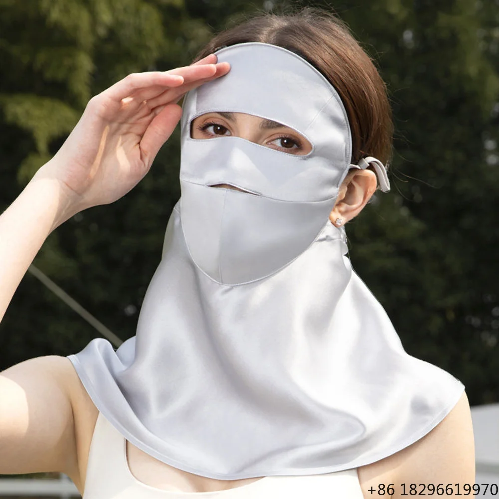 Neck-Coverage UPF 50+ Top Selling Multi-Color Silk and Fabric Face Cover High Quality Outdoor Sublimated Sun Mask