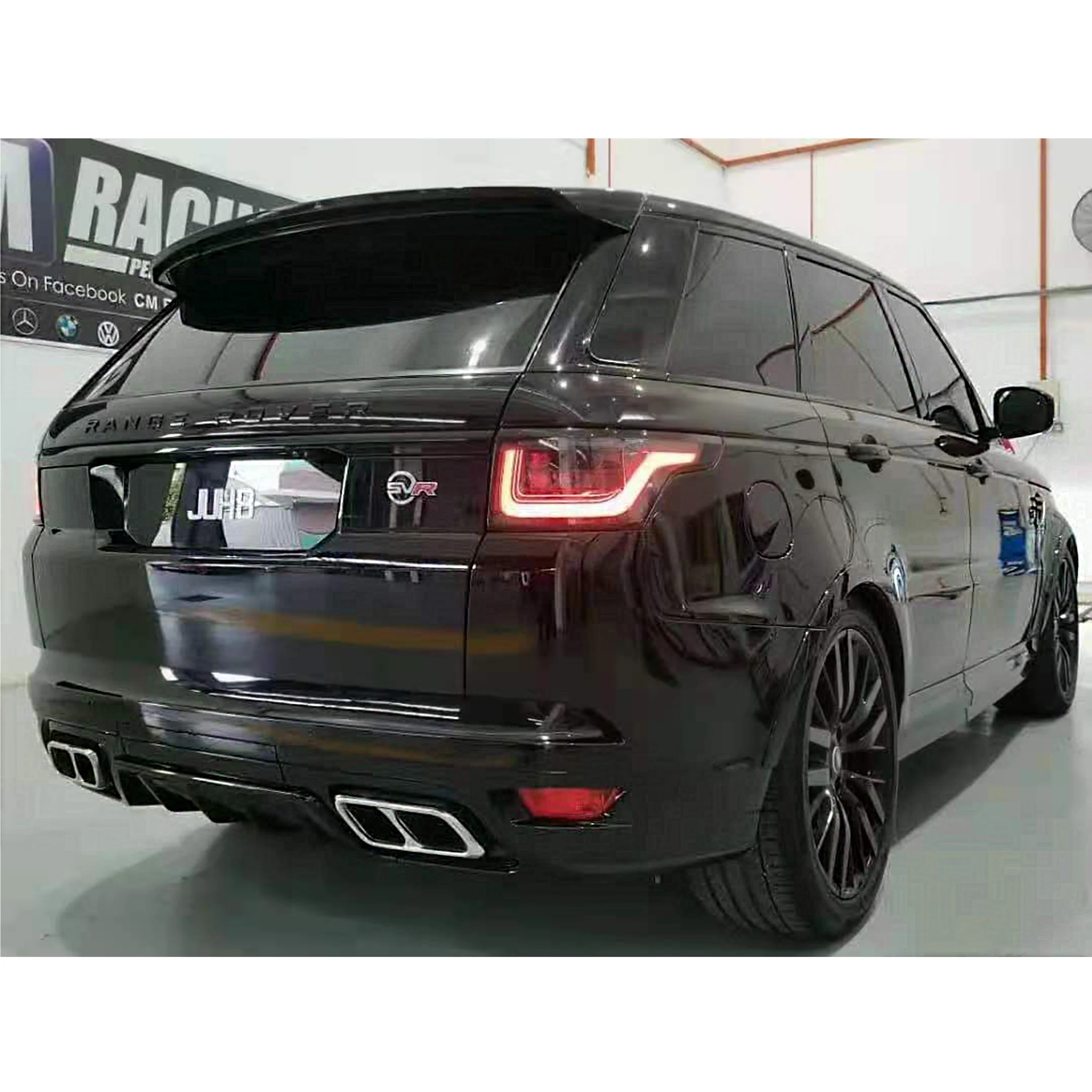 

car bumper kits for LAND ROVER RANGE ROVER sport 2014-2018 upgrade 2020 SVR model with front bumper rear bumper