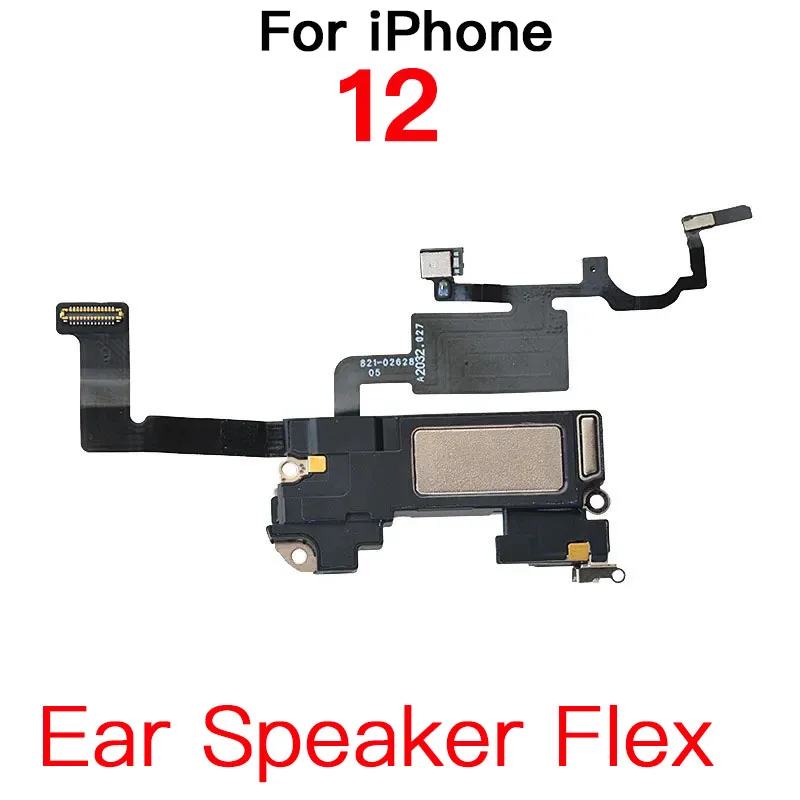 Front Camera With Flex Cable Replacement For iPhone 11 12 Mini Pro Max Ear Speaker Flex NO Face ID