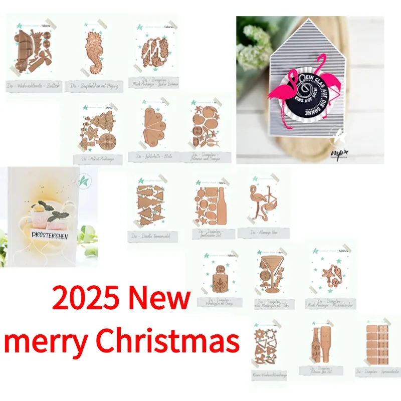 Pendant glass Bottle Christmas car Lemon Window 3D Light chain flower orange Metal Cutting Die Stamp Scrapbook Stencil Photo DIY