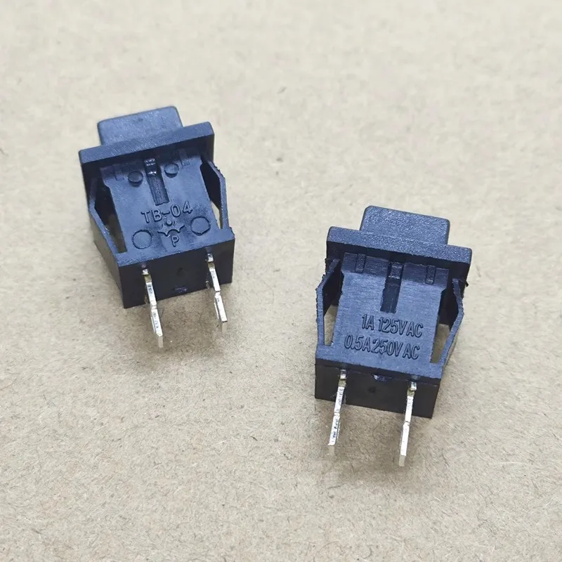 5pcs/lot DS-430 Normally open press on reset unlocked 2-pin button switch 14*14 square small power switch TB-04