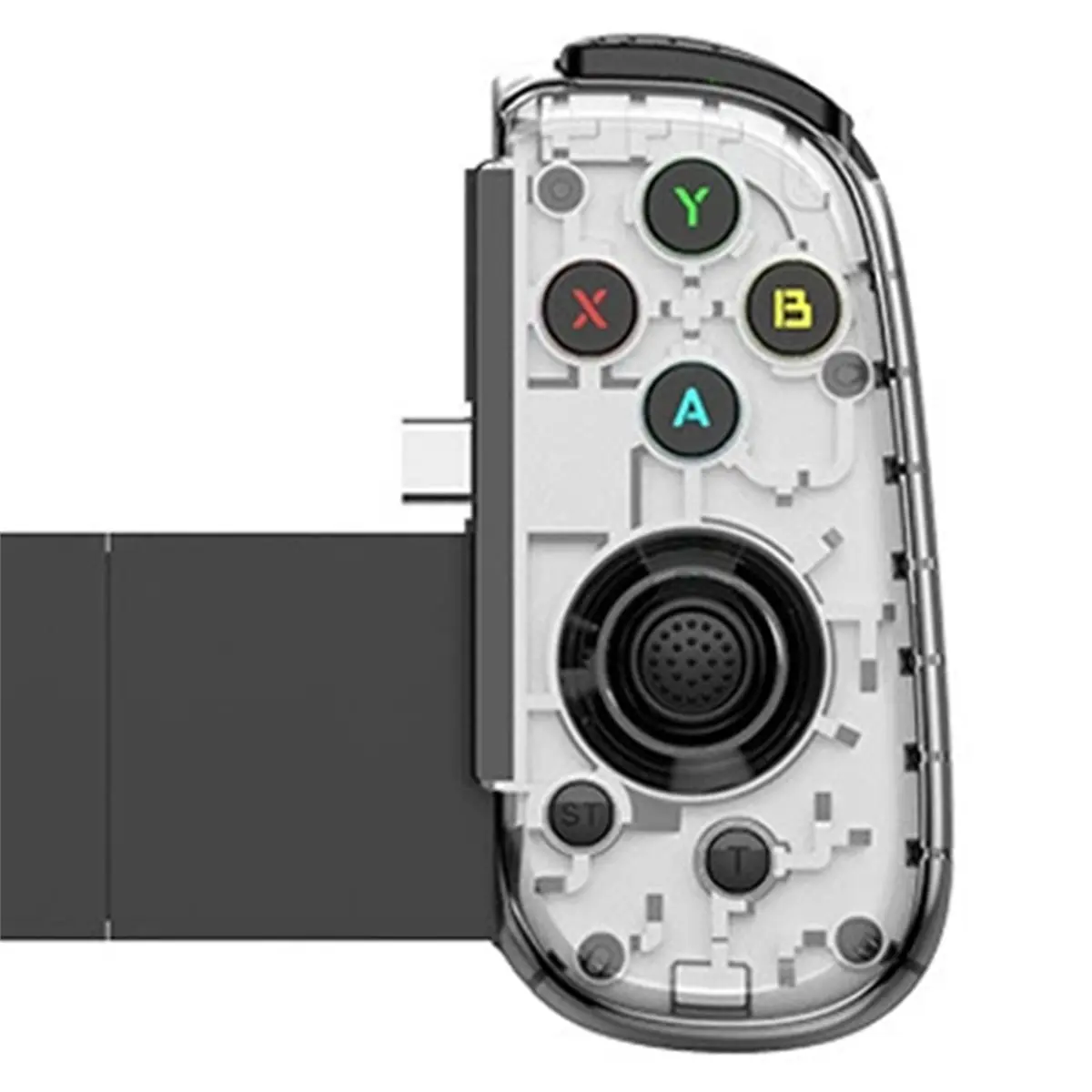 L77A D6 Mini Stretch Gamepad for Android Cell Phone PC Tablet Hall Effect Joystick Foldable Type-C Port