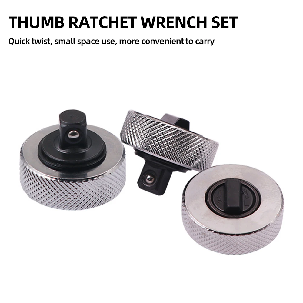 Mini Ratchet Socket Wrench Whole Steel Palm Ratchet Socket Finger Reversible Ratchet Handle 1/4 3/8 1/2 Inch Drive Wrench Tools