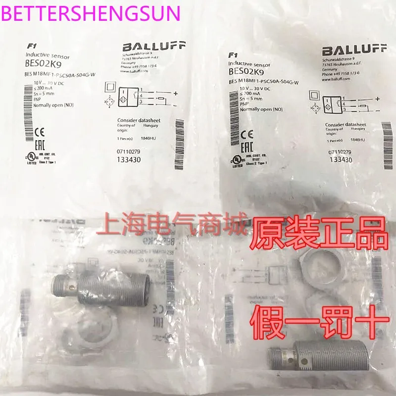 

New Sensor BES M18MF1-PSC50A-S04G-W Bes02k9