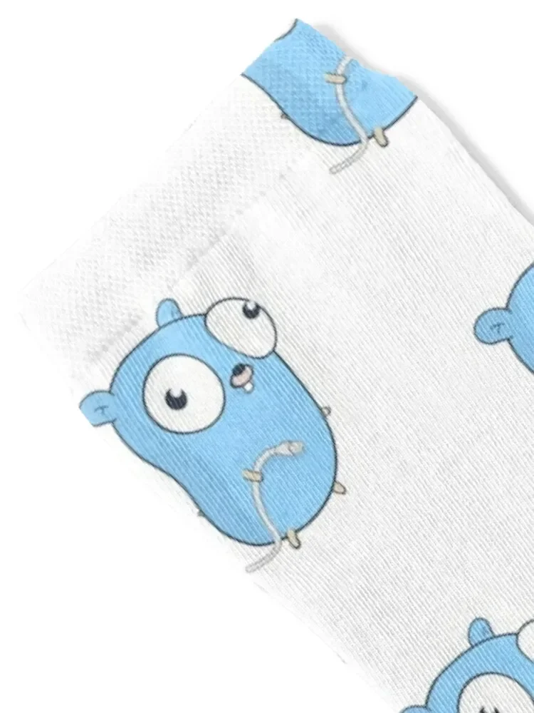 Golang Gopher Logo: Network side Socks Children's retro funny sock Socks Ladies Men's