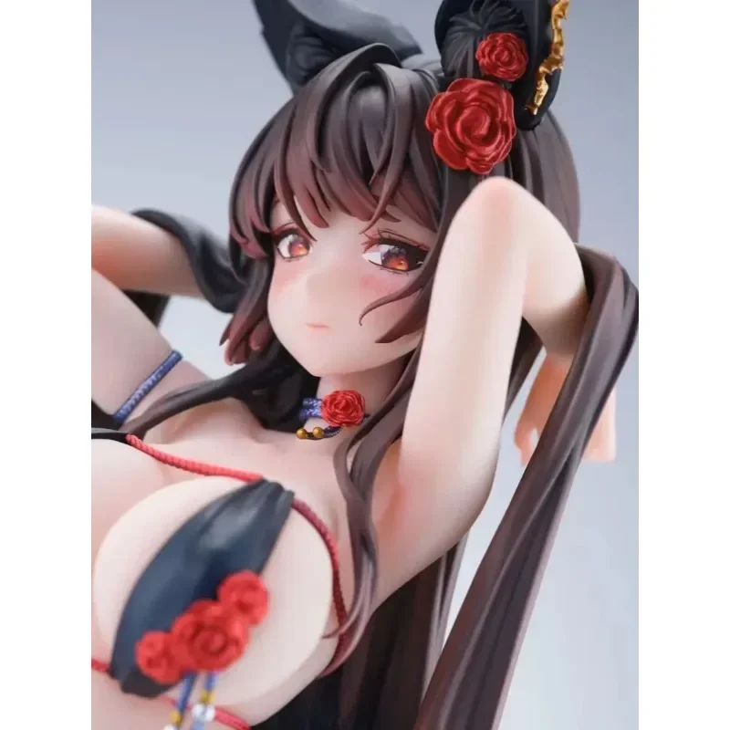 Original Bear Panda Bara Kitsune Fox Girl Chasing Eyes PVC 27cm Sexy Action Figure Model Toys Collection Boy Doll Gifts In Stock