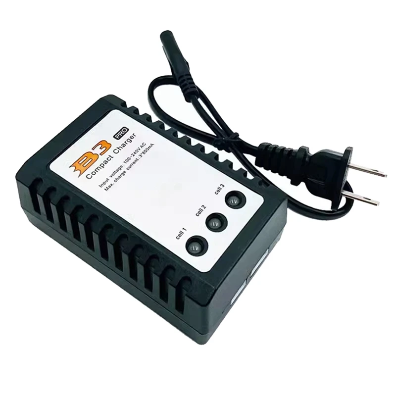 B3 Balanced Charger Model Aircraft Lithium Battery 2S3S7.4V11.1V Model Aircraft Remote Control Car Charger US-Plug