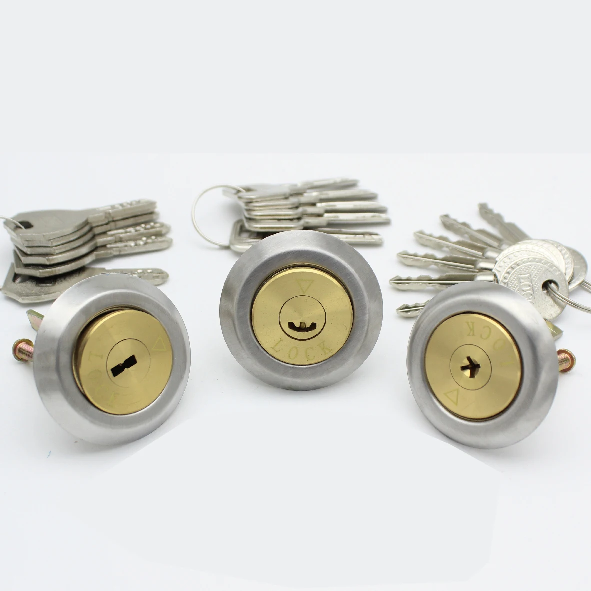 Anti-theft Door Lock Cylinder Old Style Exterior Copper Lock Core Universal Type Accessories Wooden Door Iron Door Lock