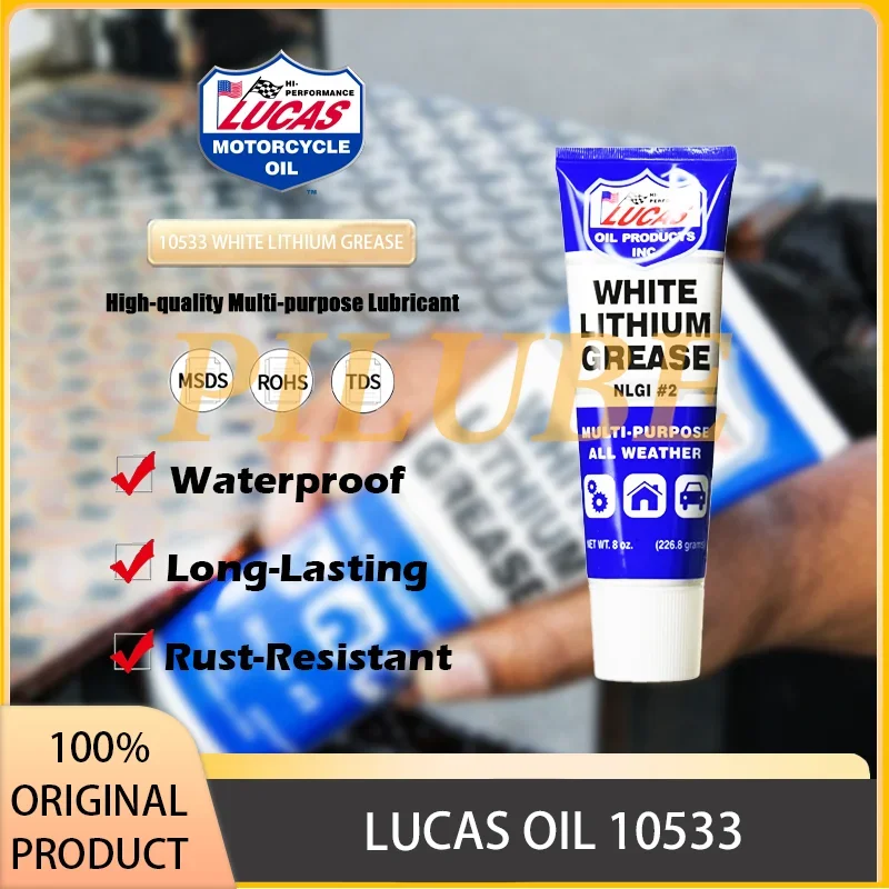 LUCAS OIL 10533 White Lithium Grease 226.8g