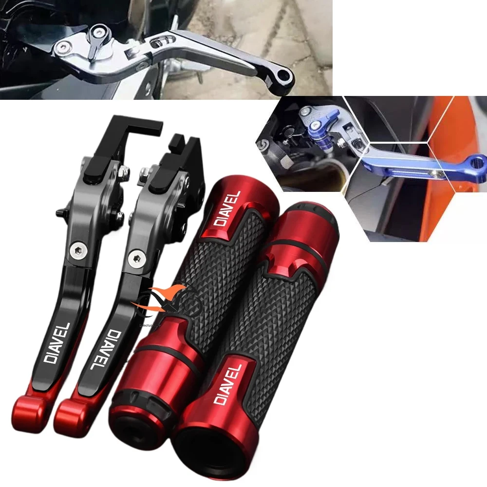 

For DUCATI XDiavel S 2011 2012 2013 2014 2015 2016 X DIAVEL S Motorcycle Adjustable Extendable Brake Clutch Levers Handbar Grips