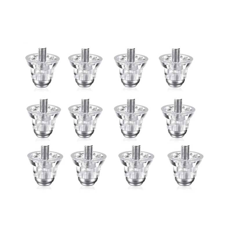 

12Pcs Football Spikes Nails Screw Cleat Football Replacement Soccer Cleats for Women Man Boy And Girl Soccer Shoes