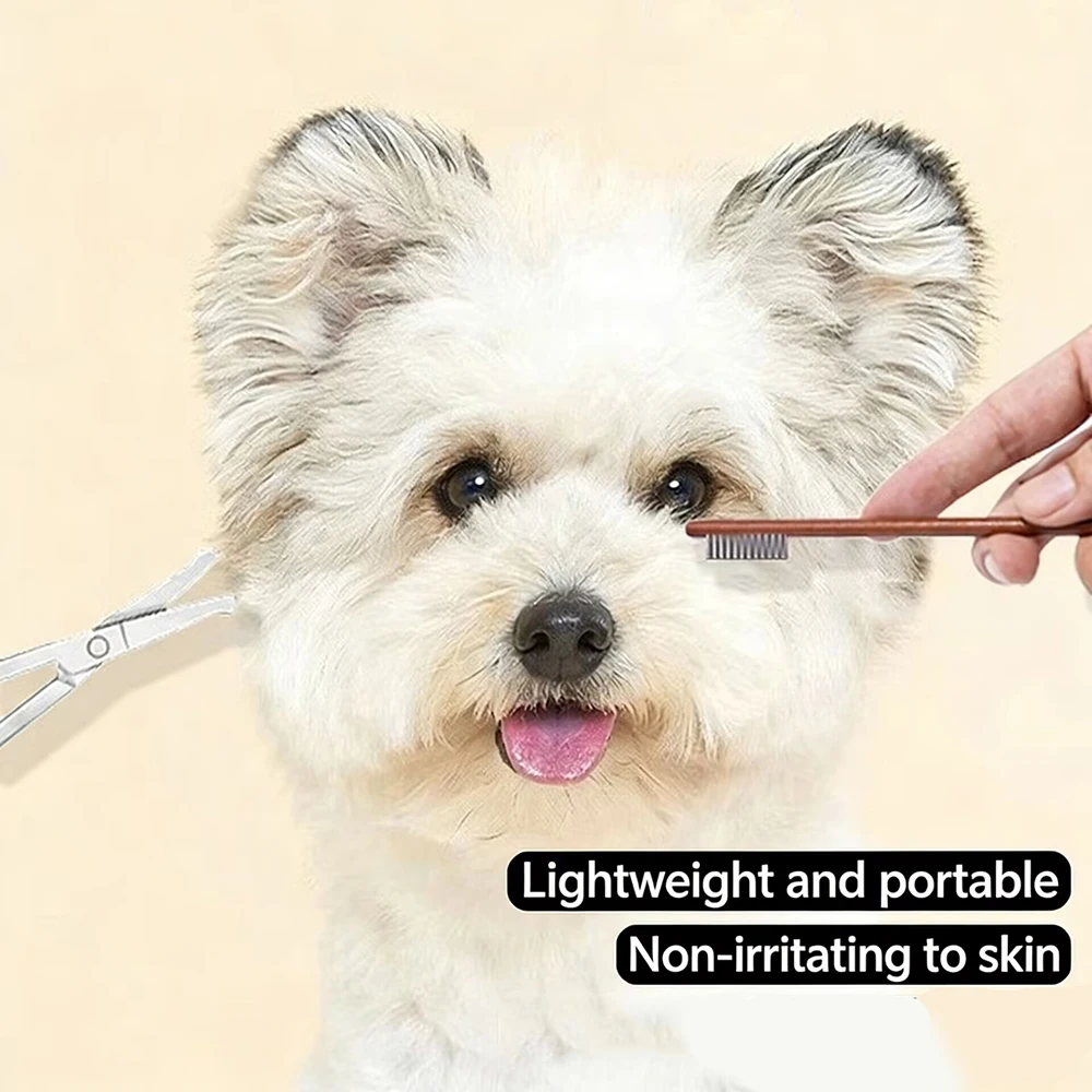 Pet Woodiness Facial Cleaning Comb Removes Tear Stains Eye-p