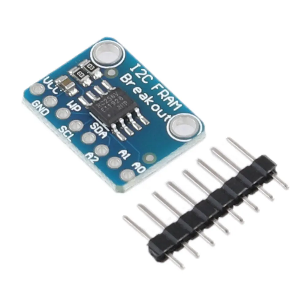 MB85RC256V FRAM Breakout Board Non-Volatile Memory IC Memory IC Tools I2C 32KB 2.7-5.5V for IoT Sensor Portable Wearable Device