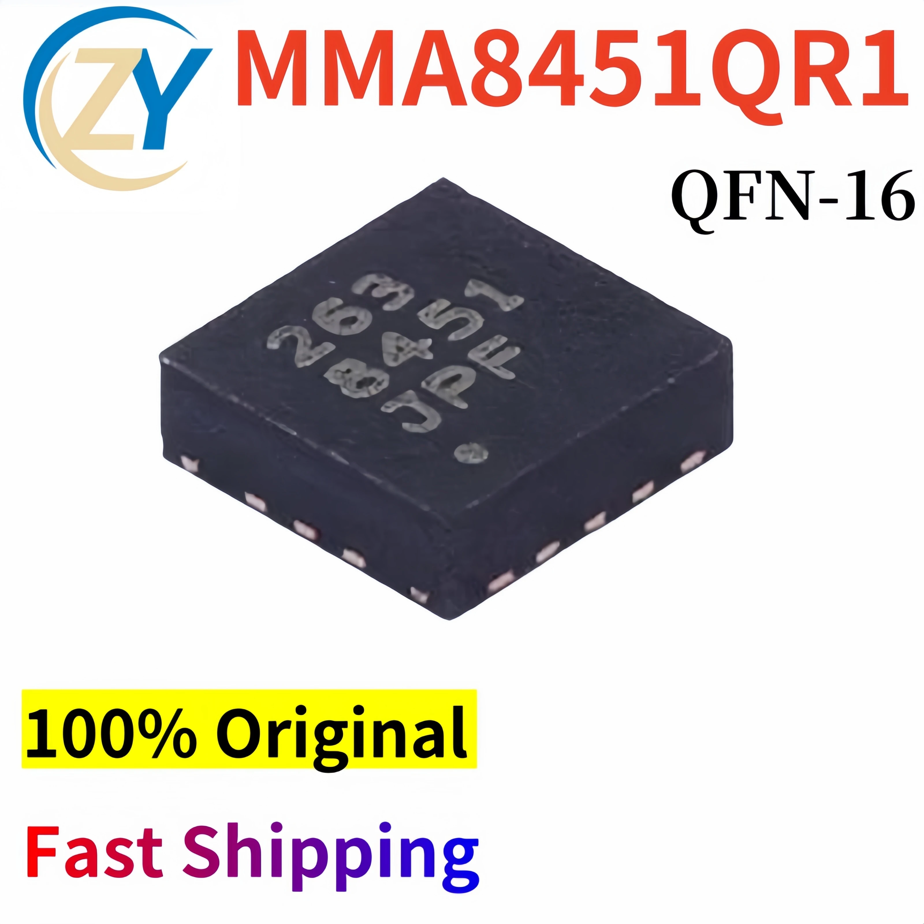 (2pcs) MMA8451QR1 Accelerometers MMA8451QFN-16 3-AXIS 14B 100% Original In Stock